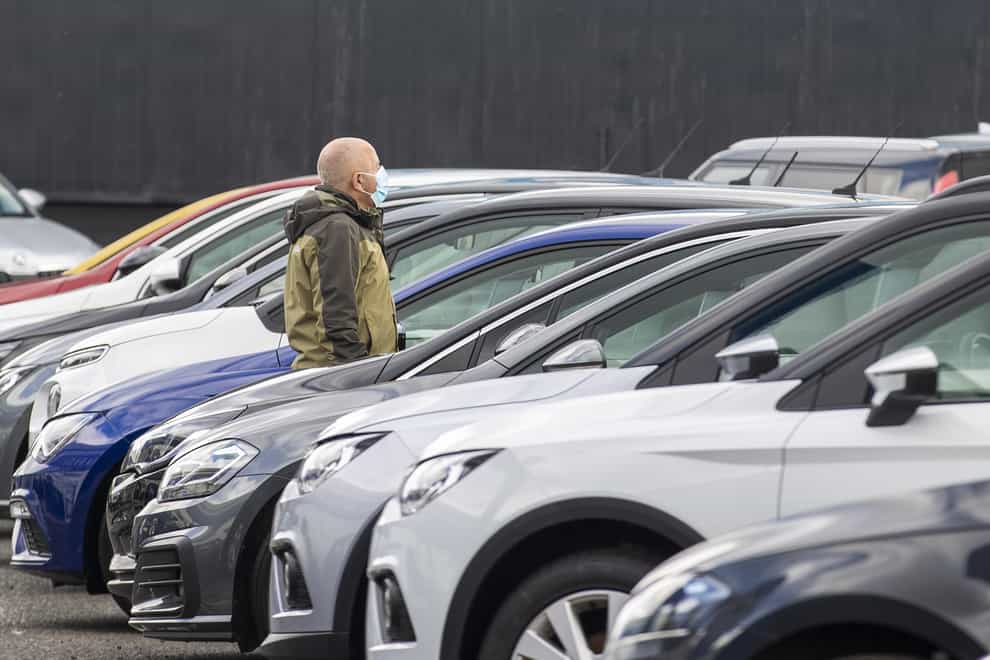 Used cars sales soared amid the easing of coronavirus restrictions and new car stock shortages, new figures show (Liam McBurney/PA)