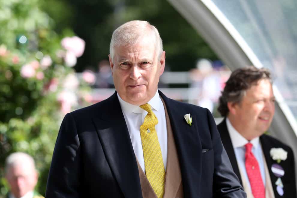 The Duke of York during day four of Royal Ascot (PA)