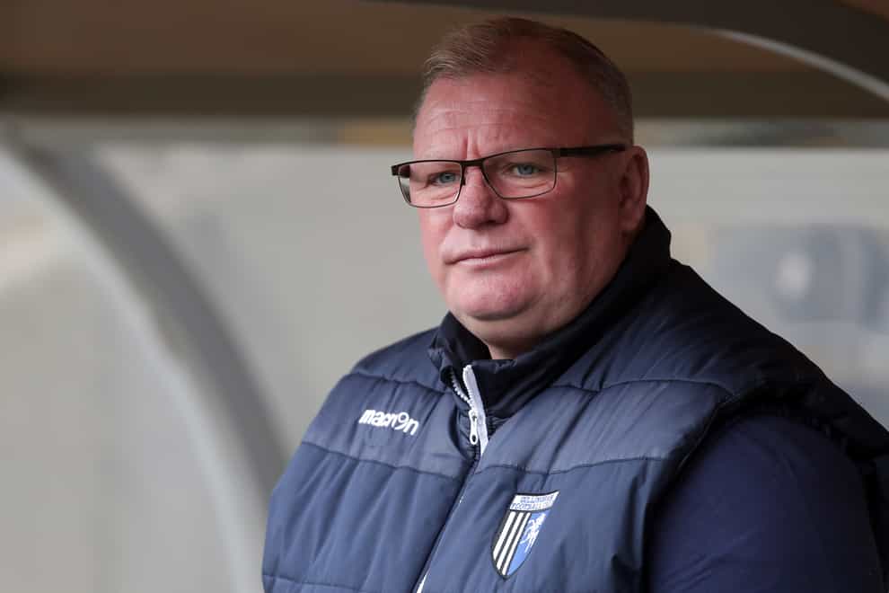 Steve Evans’ Gillingham came through a thrilling penalty shoot-out (Richard Sellers/PA)