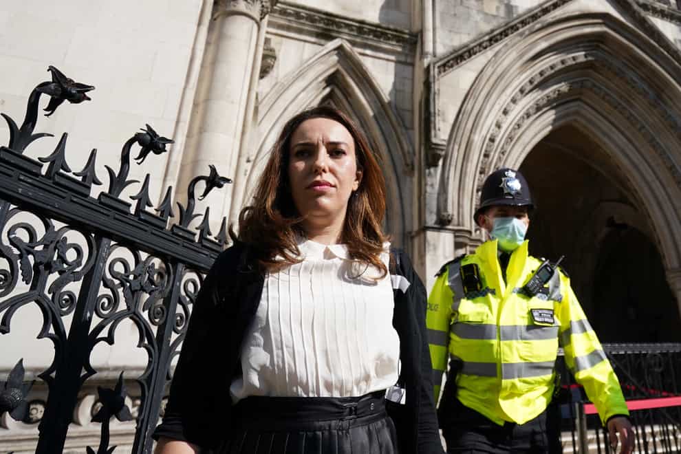 Stella Moris arrives at the High Court in London (Dominic Lipinski/PA)