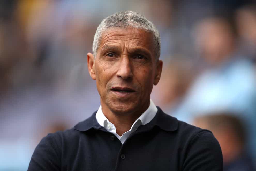 Chris Hughton was proud of his young players (Bradley Collyer/PA)