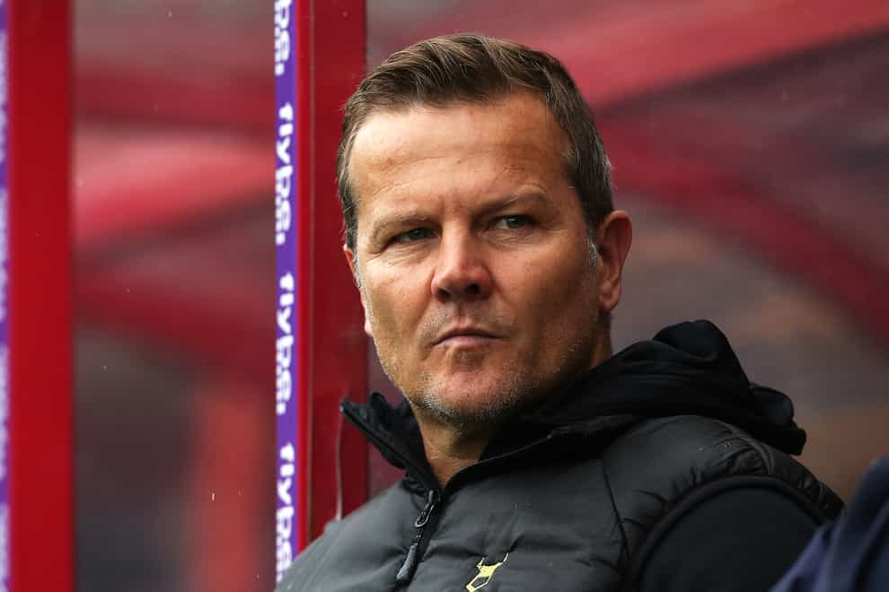 Mark Cooper has options for the clash with Hartlepool (Mark Kerton/PA)