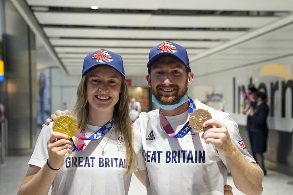 Charlotte Worthington and Declan Brooks are hoping BMX freestyle can capitalise on their success (Steve Parsons/PA)