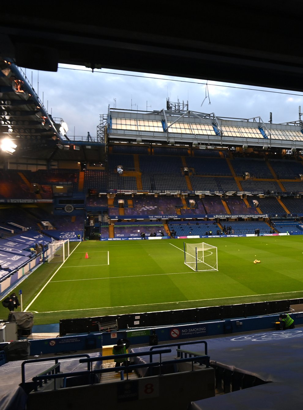 Chelsea may have to close certain sections of Stamford Bridge this weekend (Andy Rain/PA)