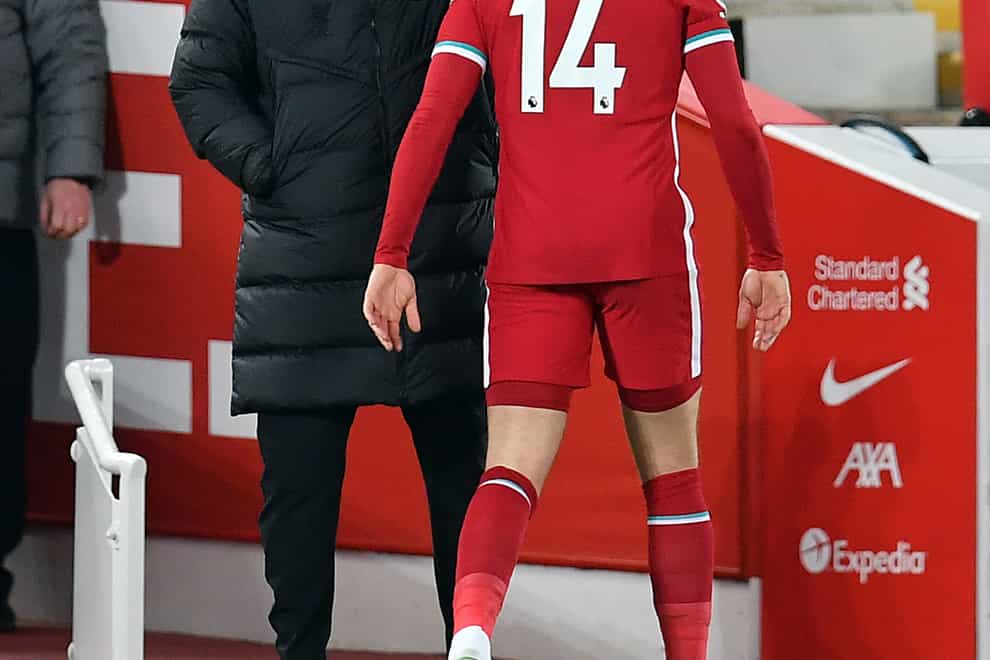 Liverpool manager Jurgen Klopp insists uncertainty over captain Jordan Henderson’s contract situation will “get sorted” (Paul Ellis/PA)