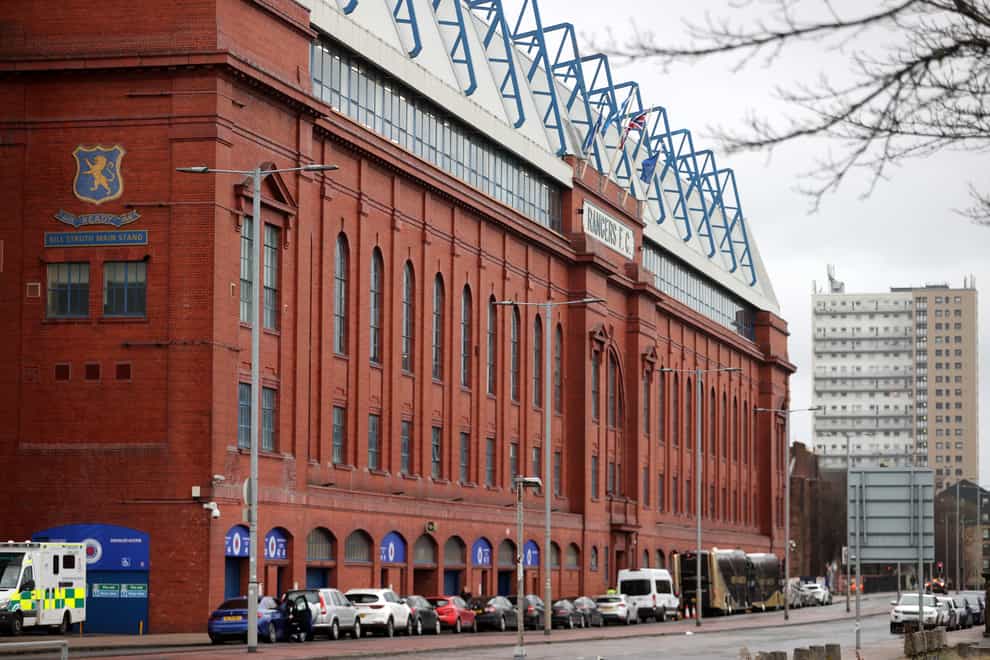 Davie Wilson will no longer be attending matches at Ibrox (Jeff Holmes/PA)