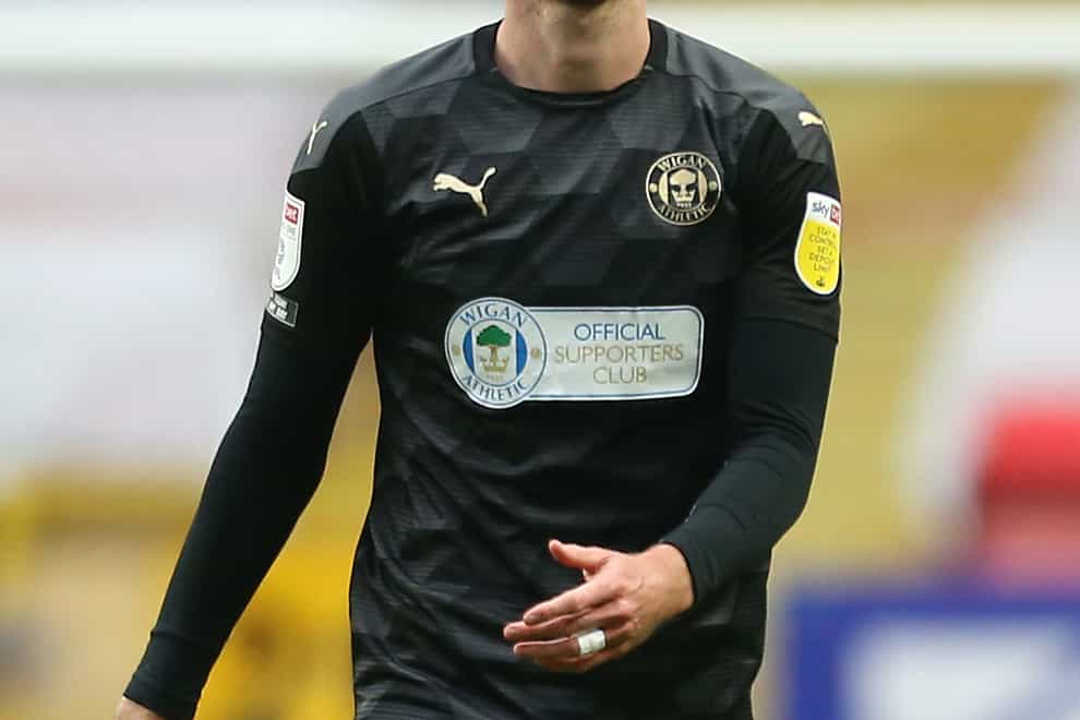 Will Keane scored for Wigan (Steven Paston/PA)