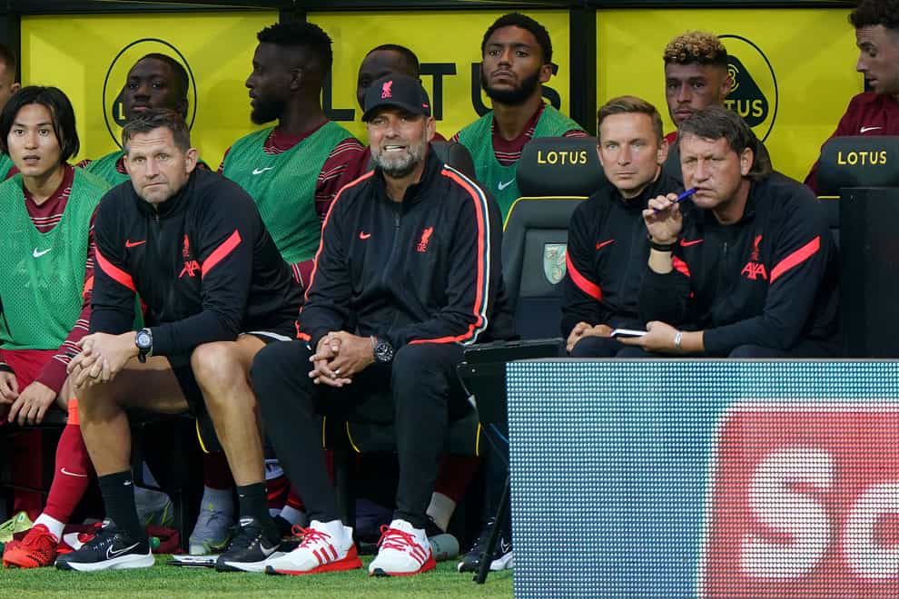 Jurgen Klopp was satisfied with Liverpool’s opening win of the season at Norwich (Joe Giddens/PA)