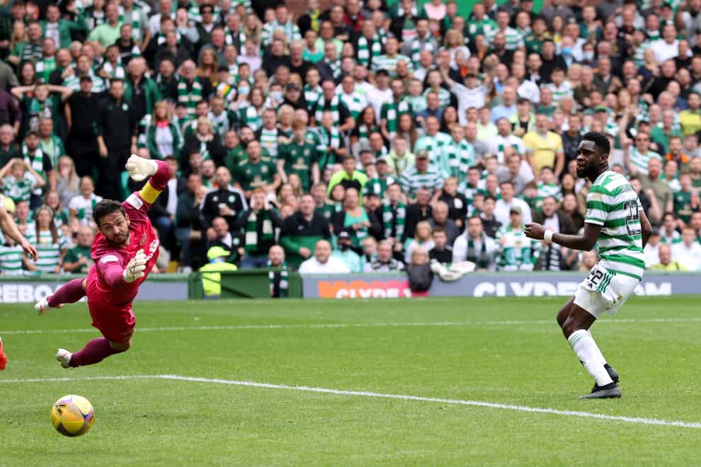 Odsonne Edouard’s opener sent Celtic on their way to the quarter-finals (Steve Welsh/PA)