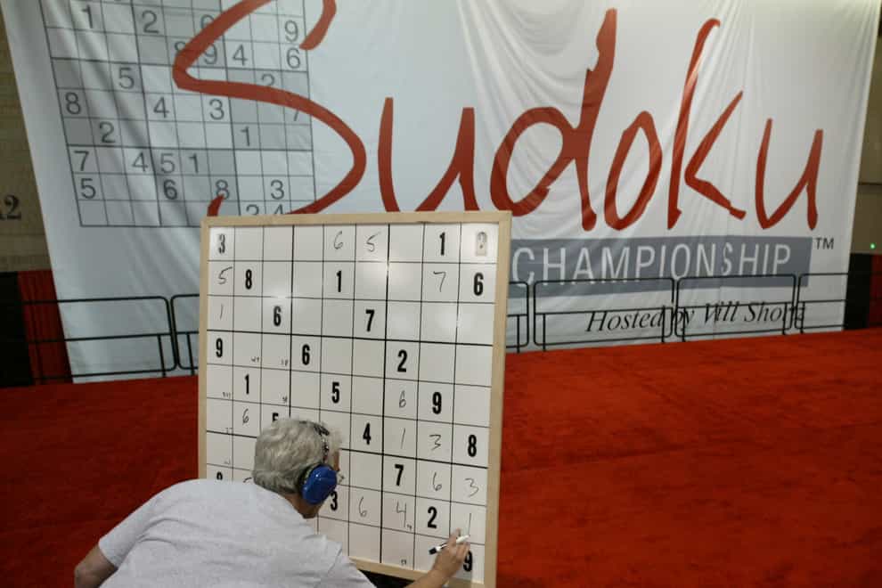 <p>A Sudoku competition in Philadelphia (Joseph Kaczmarek/AP)</p>