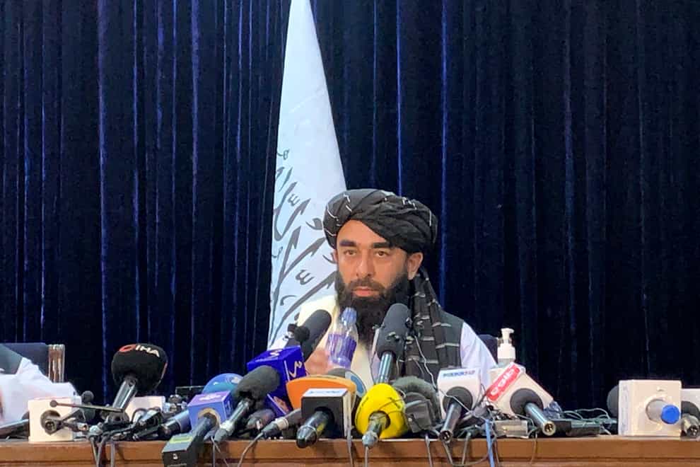 Taliban spokesman Zabihullah Mujahid (Rahmat Gul/AP)