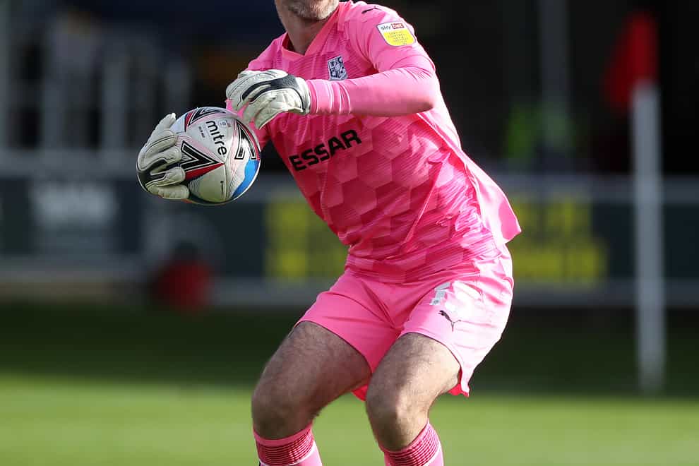 Tranmere goalkeeper Joe Murphy kept another clean sheet at Swindon (Nick Potts/PA)