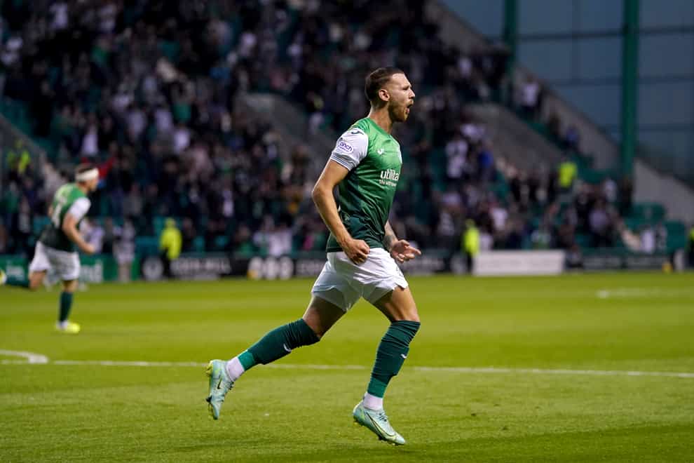Martin Boyle has signed a new deal with Hibernian (Andrew Milligan/PA)