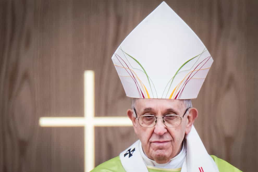 Pope Francis has sent a message of support to the families of the victims of the Plymouth shooting (PA)