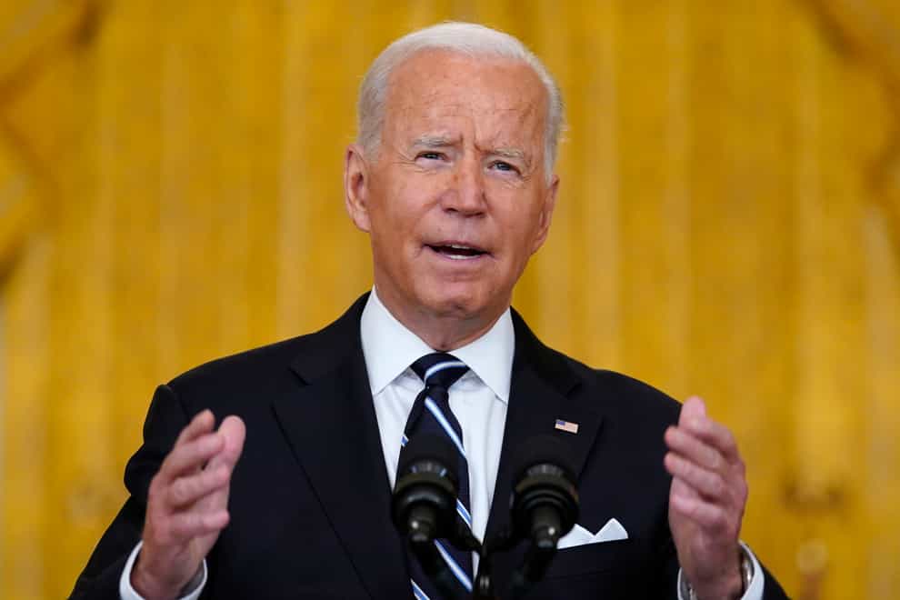 President Joe Biden has defended the withdrawal from Afghanistan (Susan Walsh/AP)