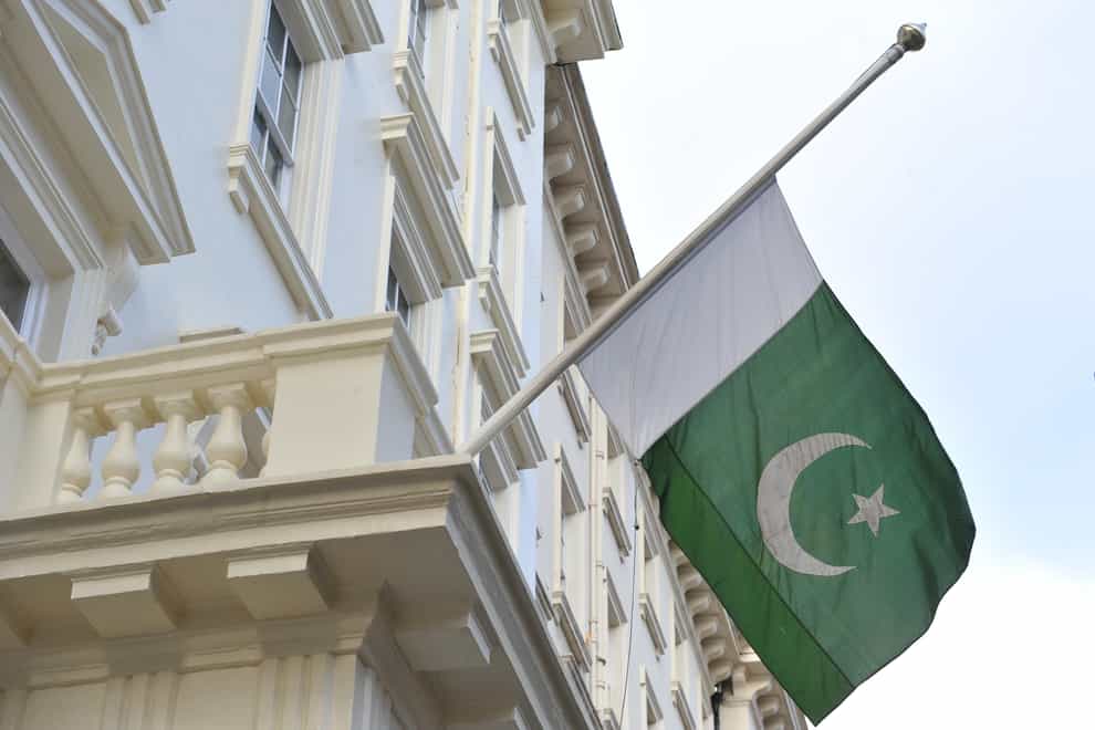 The flag of Pakistan (Nick Ansell/PA)