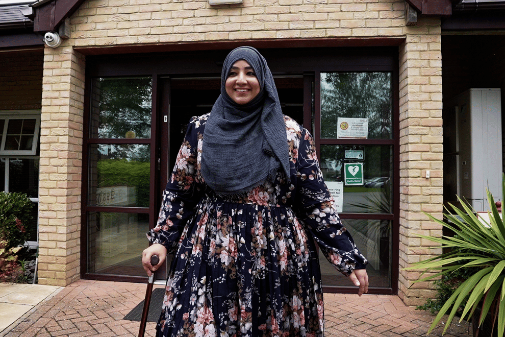 Hajrah Aslam is now continuing her recovery at home (Askham Rehab/PA)