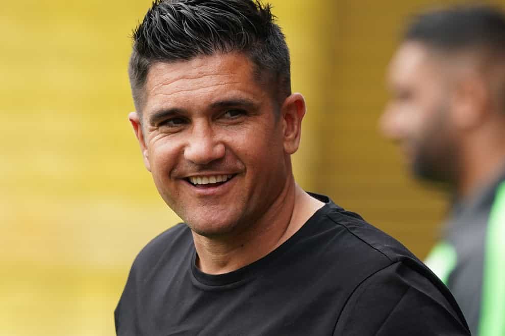 Watford boss Xisco Munoz, pictured, has been praised by Brighton counterpart Graham Potter (Yui Mok/PA)