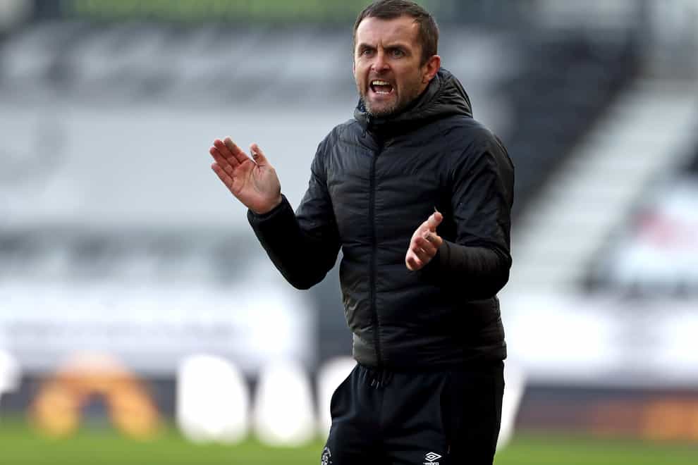 Luton manager Nathan Jones could stick with the same team on Saturday (Bradley Collyer/PA)