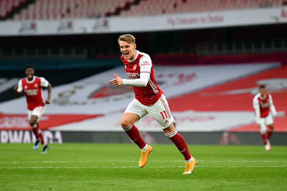 Martin Odegaard is an Arsenal player (Dan Mullan/PA)
