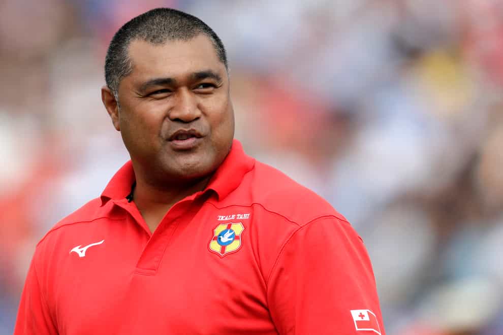 Tonga coach Toutai Kefu (Aaron Favila/AP)