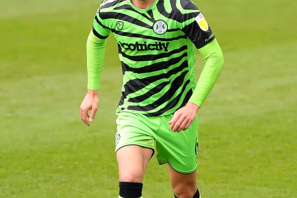 Baily Cargill could make his first start of the season for Forest Green (Tim Markland/PA)