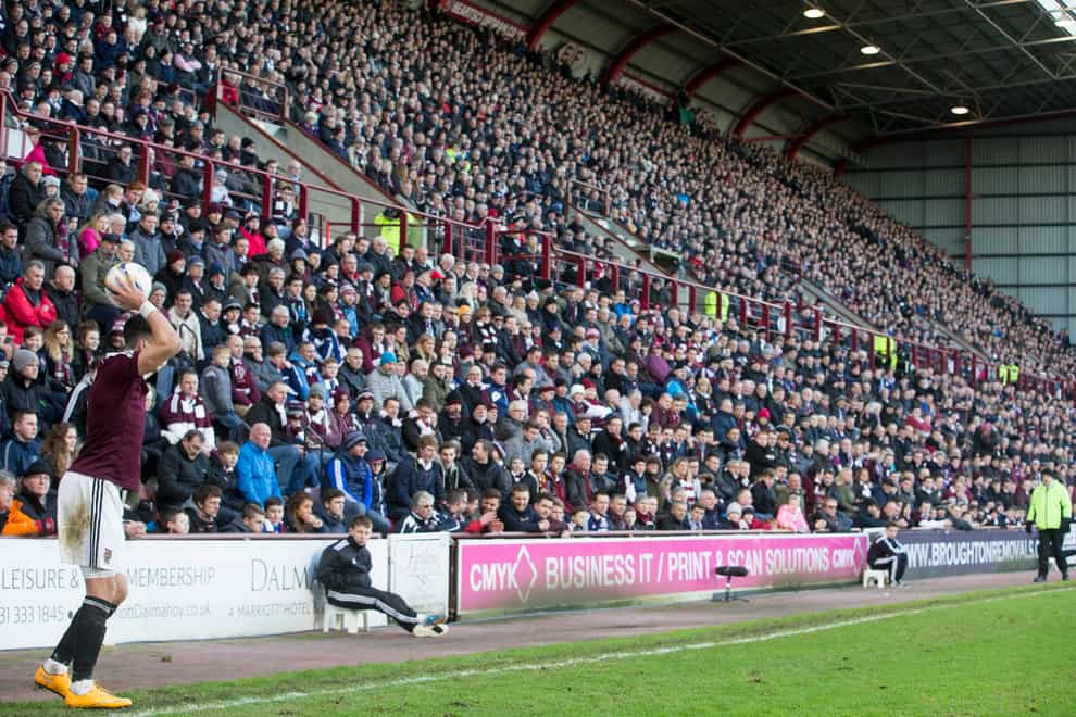 Tynecastle is set for a full house again (Jeff Holmes/PA)