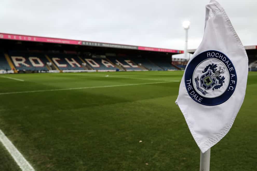 League Two Rochdale have been the subject of a bitter takeover (Richard Sellers/PA)