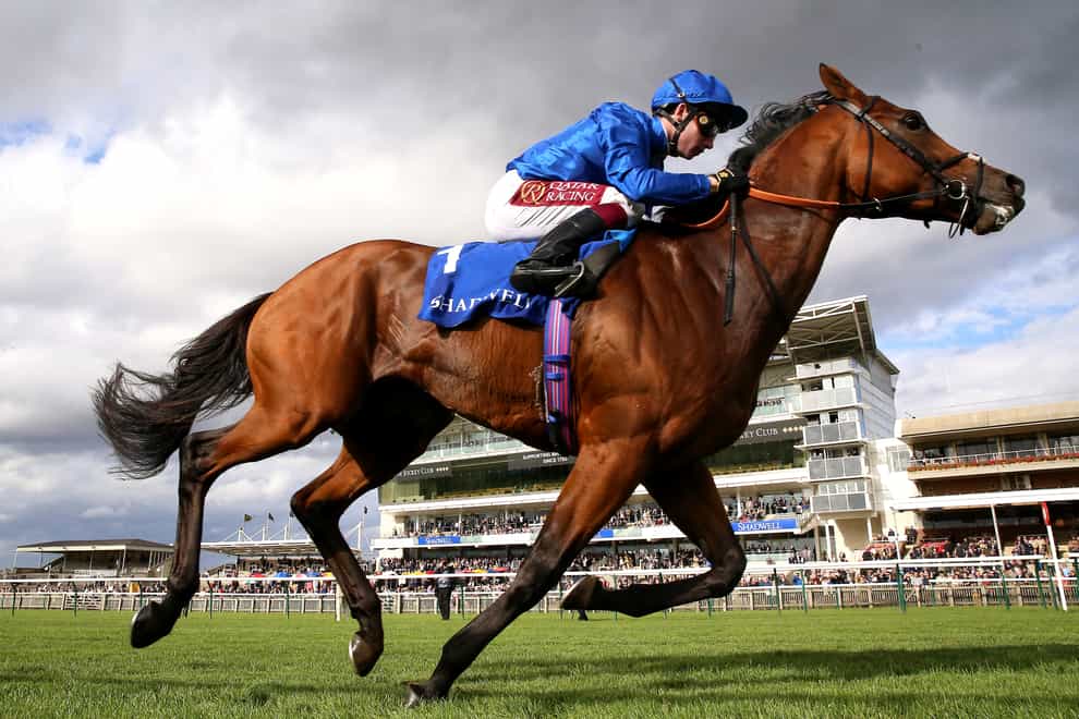 Benbatl in action at Newmarket (Nigel French/PA)
