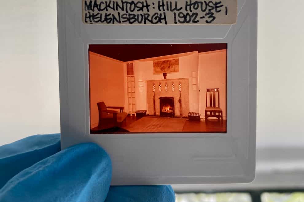 The slides show the Hill House in the 1970s (Taylah Egbers/NTS/PA)