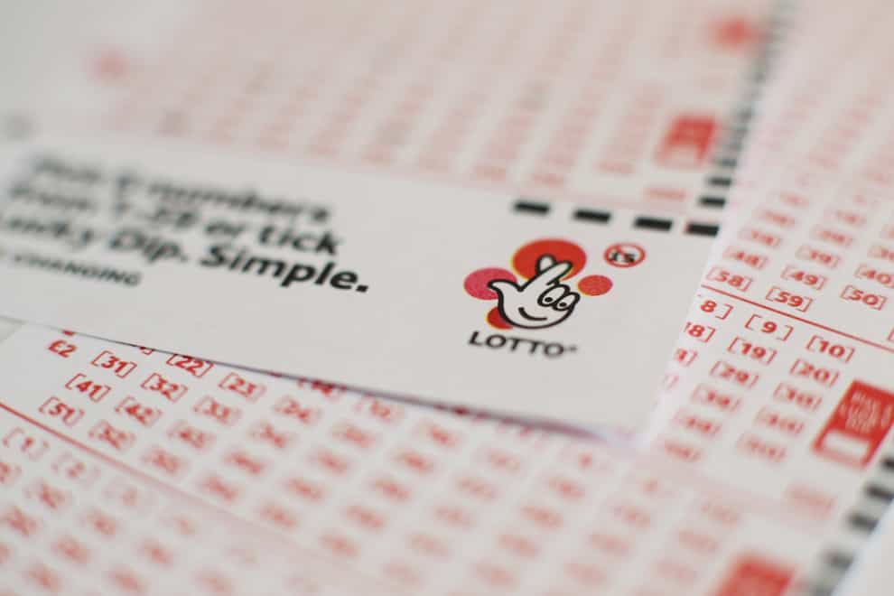 National Lottery Lotto tickets (Yui Mok/PA)