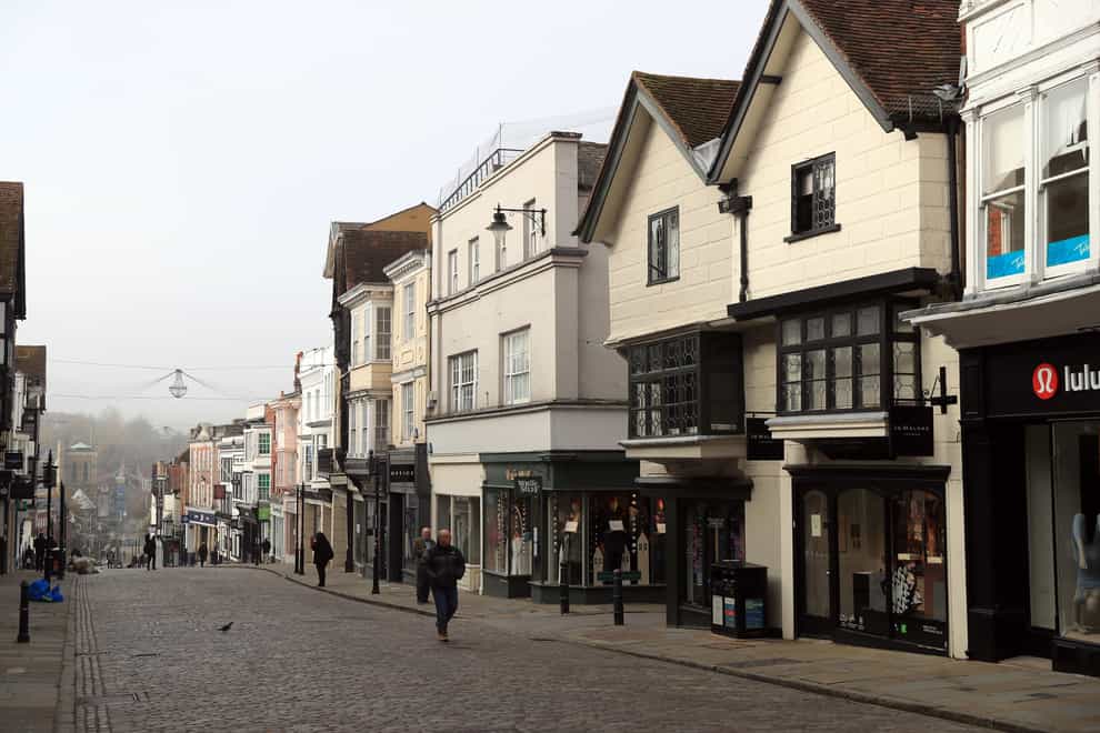 Property bosses have called for annual business rate revaluations to help the recovery of town centres (Adam Davy/PA)