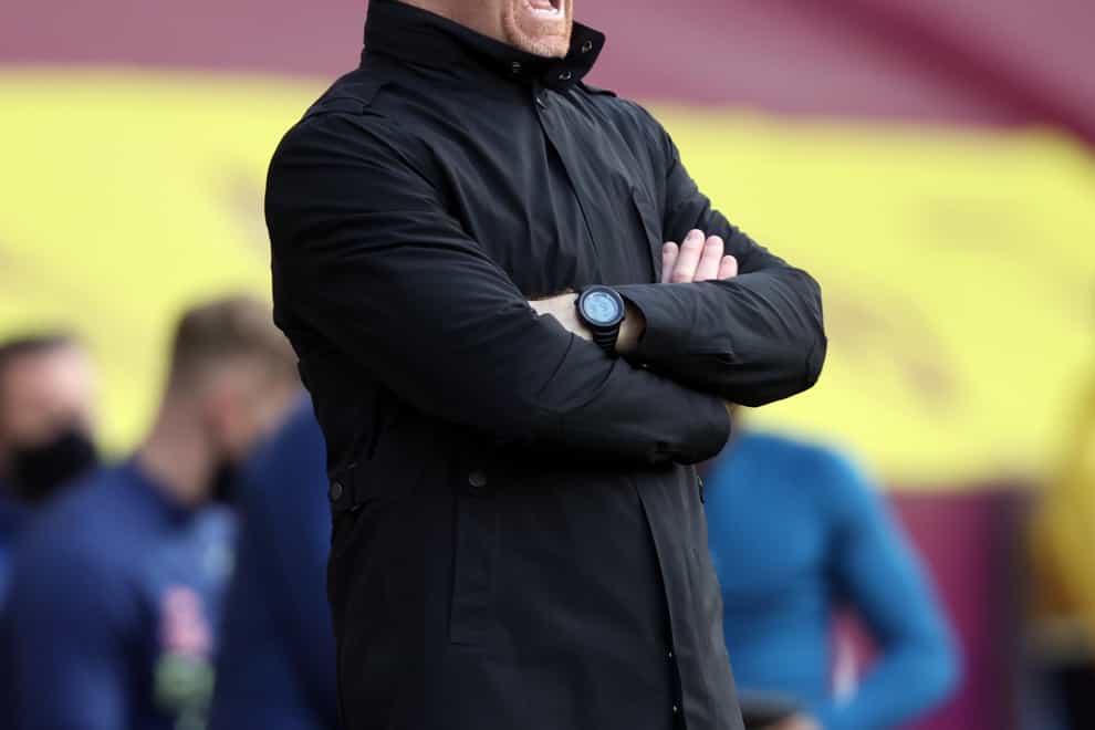 Sean Dyche’s Burnley have lost each of their opening two matches of the Premier League season (Clive Brunskill/PA).