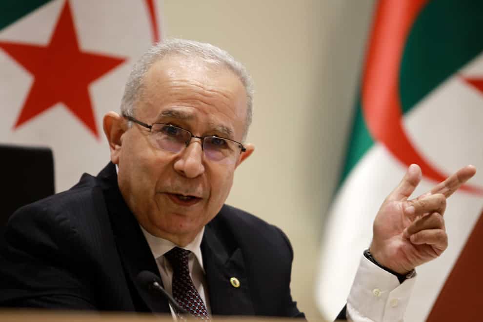 Algerian Foreign Minister Ramtane Lamamra (Fateh Guidoum/AP)