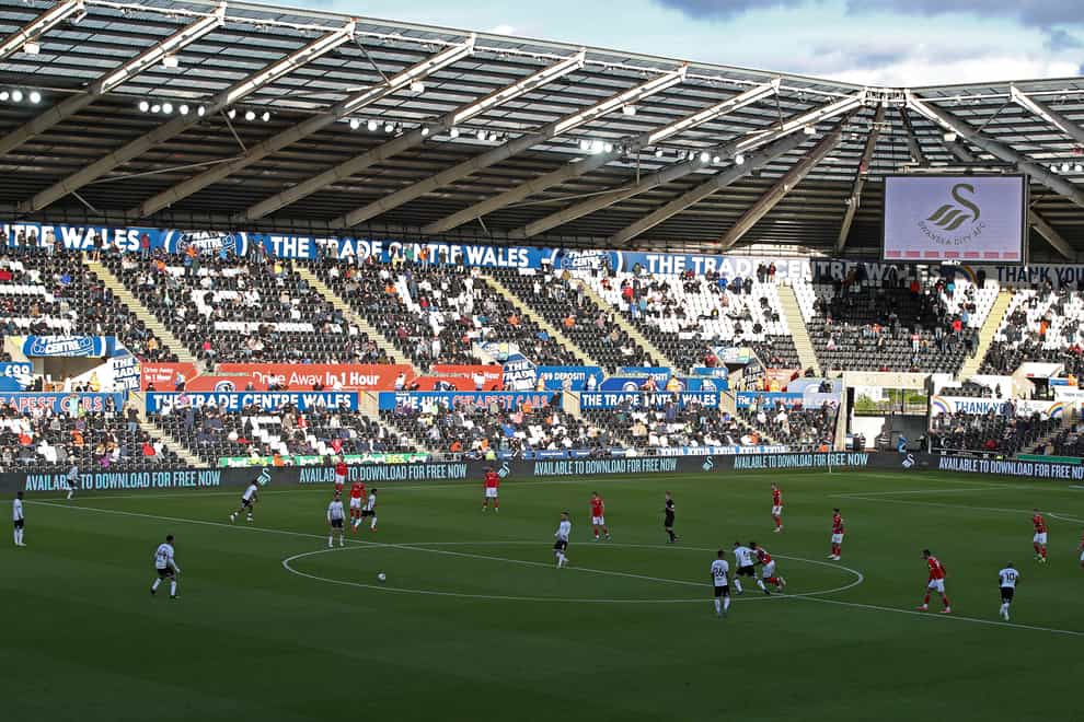 An unnamed Swansea player was target of an alleged racist tweet on Tuesday (Nick Potts/PA)