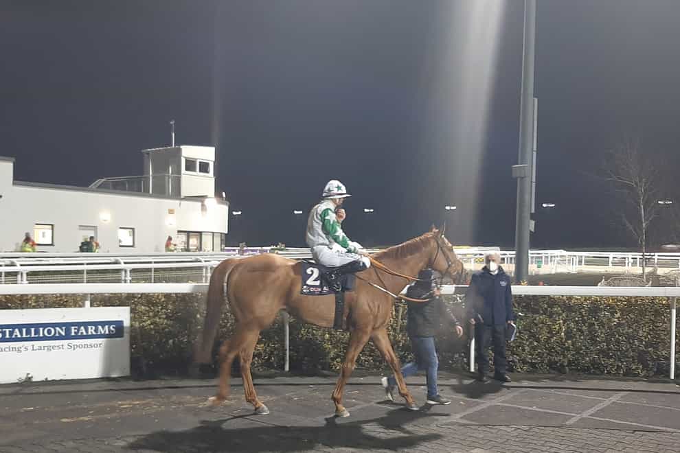 Harry’s Bar after victory at Dundalk (PA)