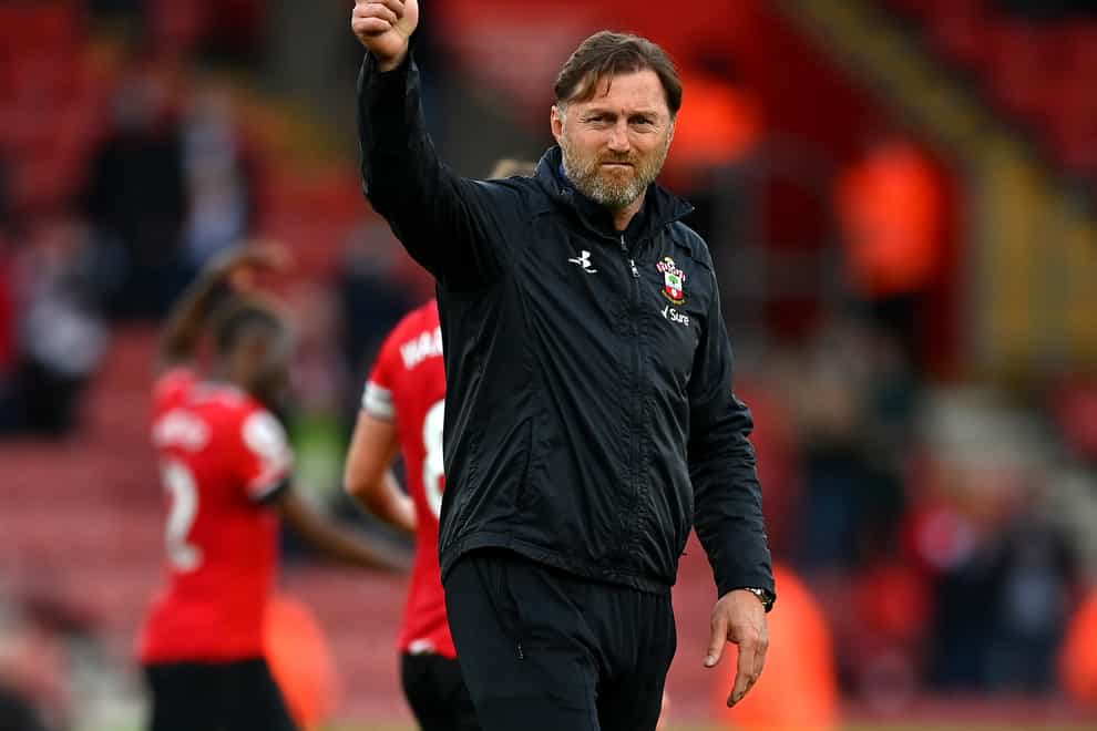 Ralph Hasenhuttl was delighted the way his Southampton side approached their record 8-0 away win at Newport (Dan Mullan/PA)