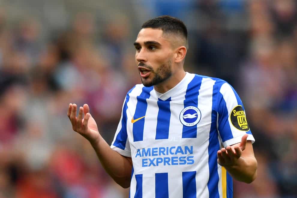 Brighton striker Neal Maupay has been linked with Everton following some good early-season scoring form (Anthony Devlin/PA)