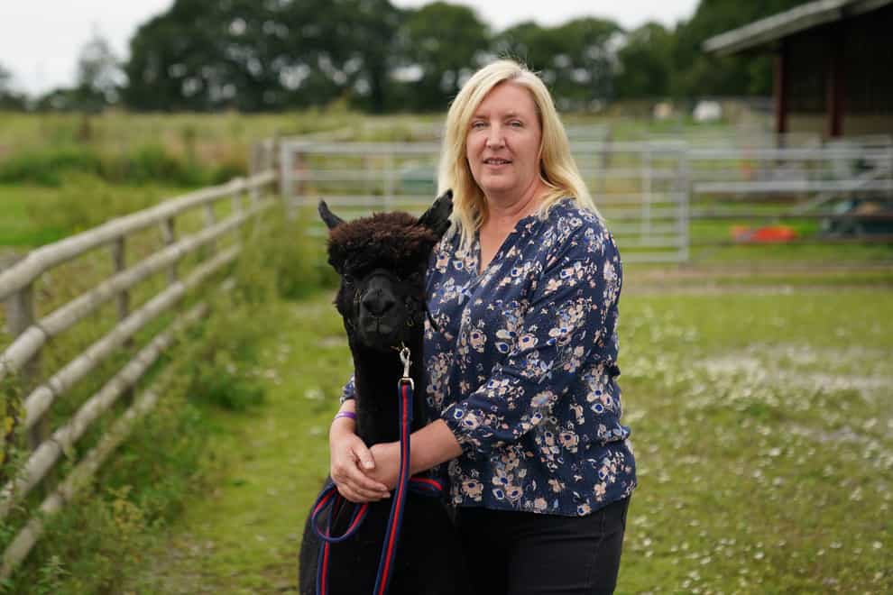 Owner Helen Macdonald has called for an urgent meeting with the Government as time runs out for Geronimo the alpaca to be culled (Andrew Matthews/PA)