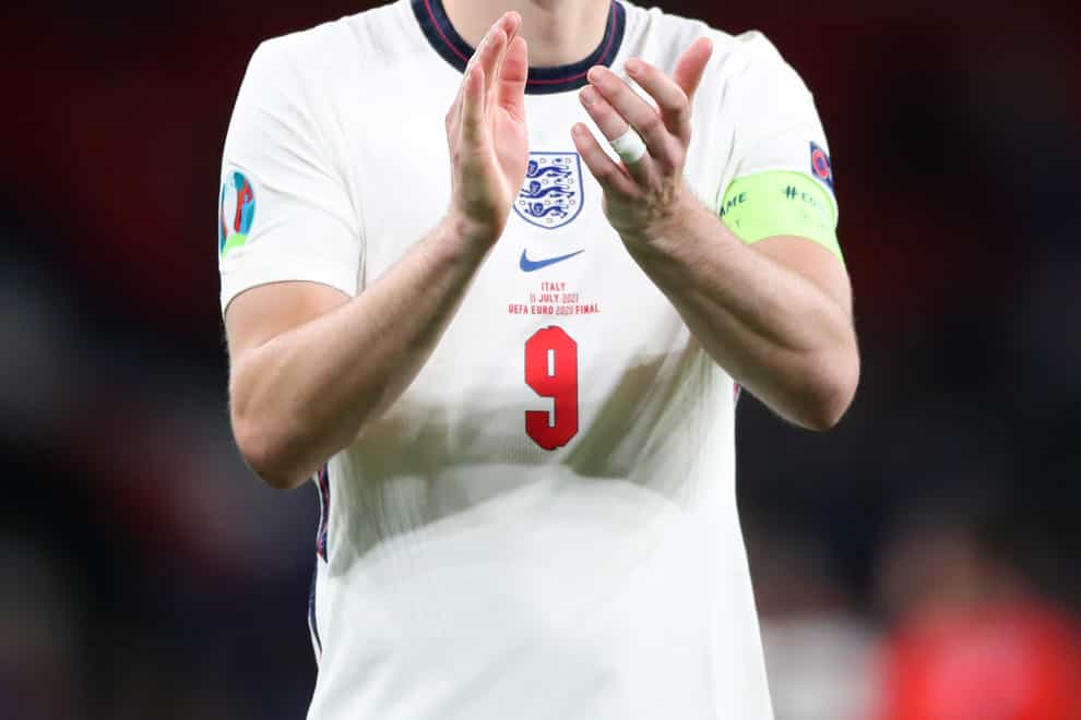 England captain Harry Kane captained the Three Lions in their Euro 2020 final defeat to Italy (Nick Potts/PA)