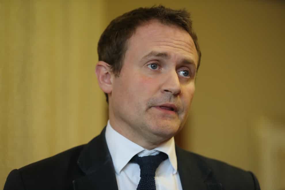 Tom Tugendhat has said ‘this is what defeat looks like’ following the explosions in Kabul (Niall Carson/PA)