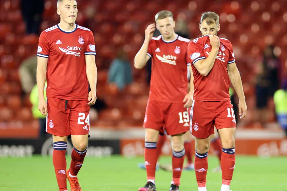 Aberdeen had no answer to Qarabag at Pittodrie (Steve Welsh/PA)