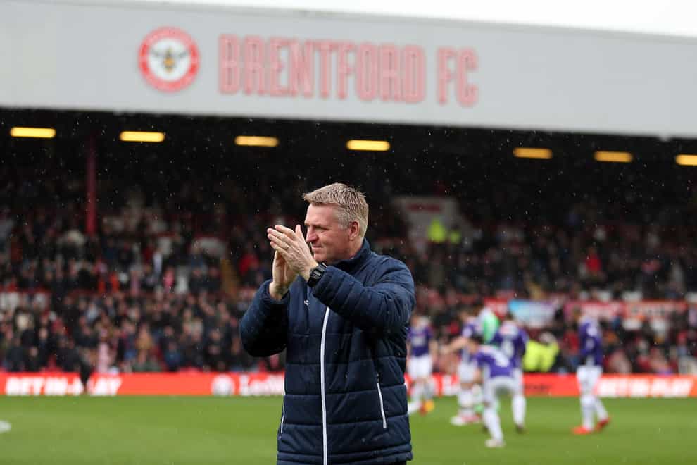 Dean Smith enjoyed almost three years in charge at Brentford before leaving for Aston Villa (Steven Paston/PA)