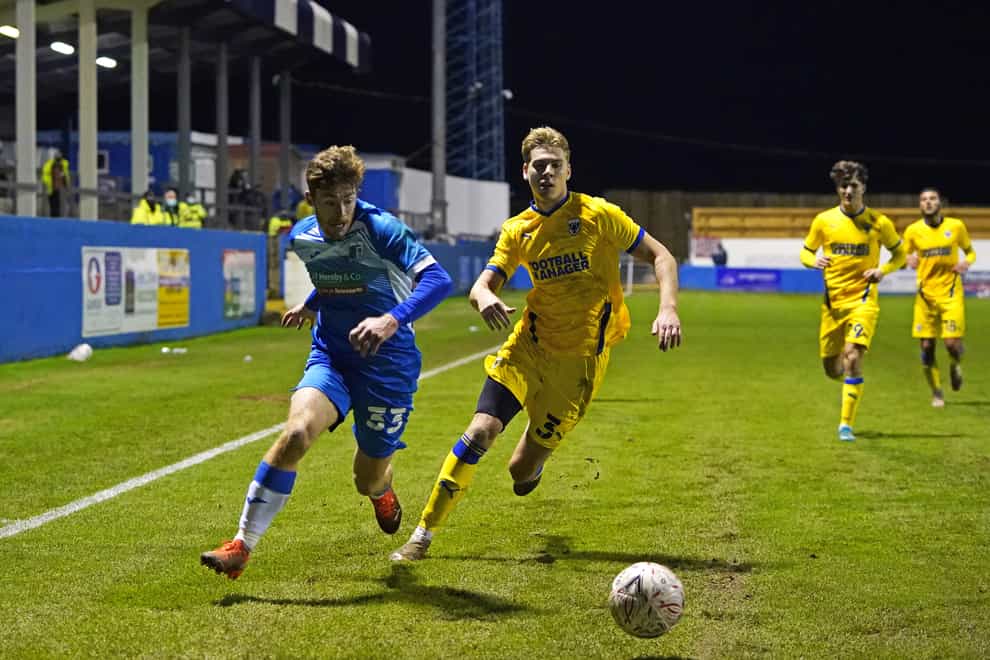 Barrow’s Luke James is a doubt for the match against Bristol Rovers (Zac Goodwin/PA)