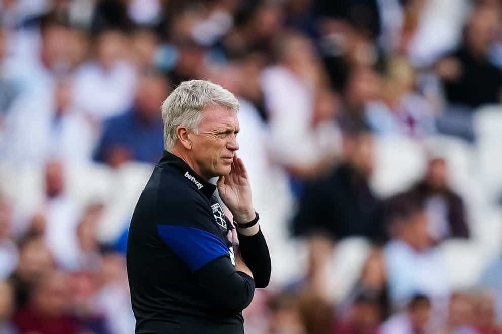 David Moyes will lead West Ham in Europe this season (Aaron Chown/PA)