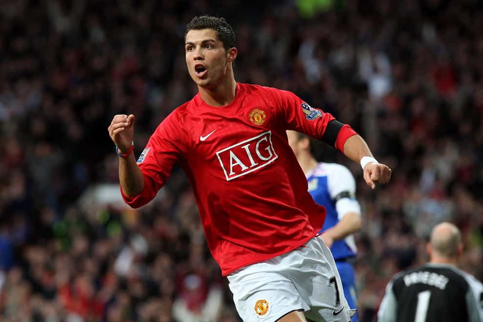 Cristiano Ronaldo enjoyed a prolific spell at Old Trafford before leaving for Spain (Martin Rickett/PA)