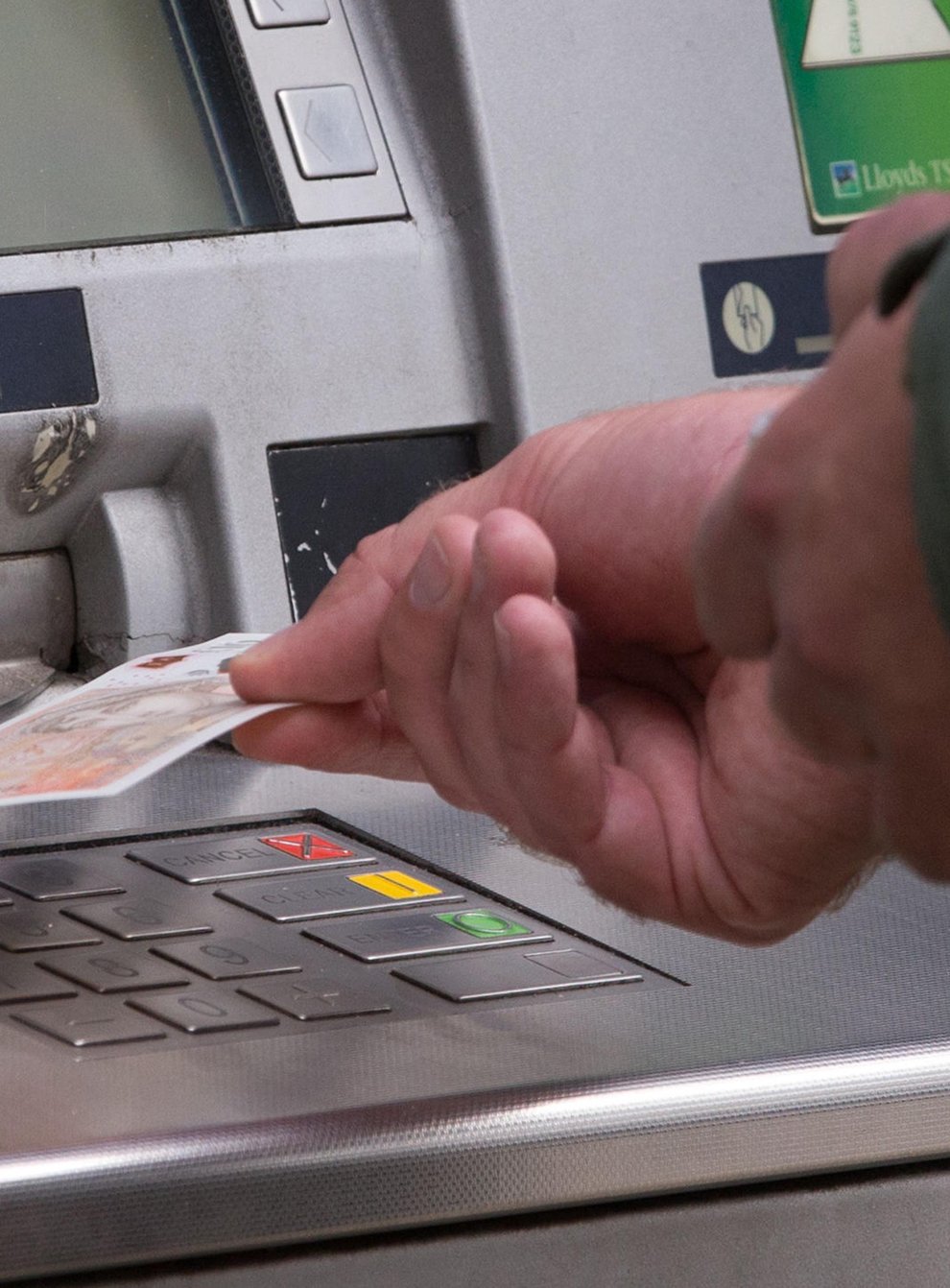 Cash machines are disappearing, a report has found (Aaron Chown/PA)