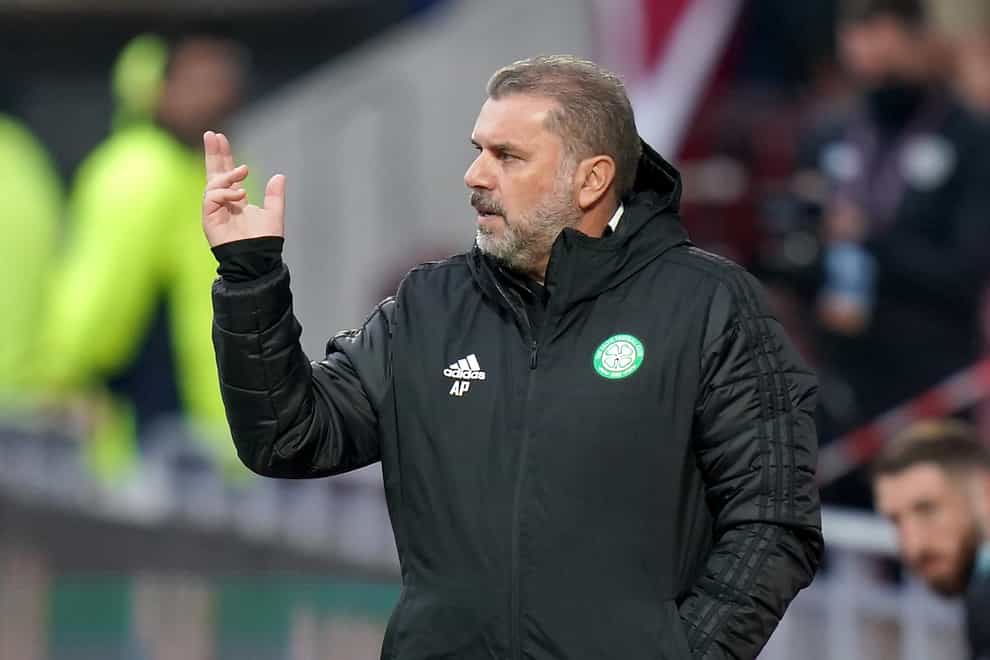 Celtic manager Ange Postecoglou is set to face Rangers for the first time (Jane Barlow/PA)