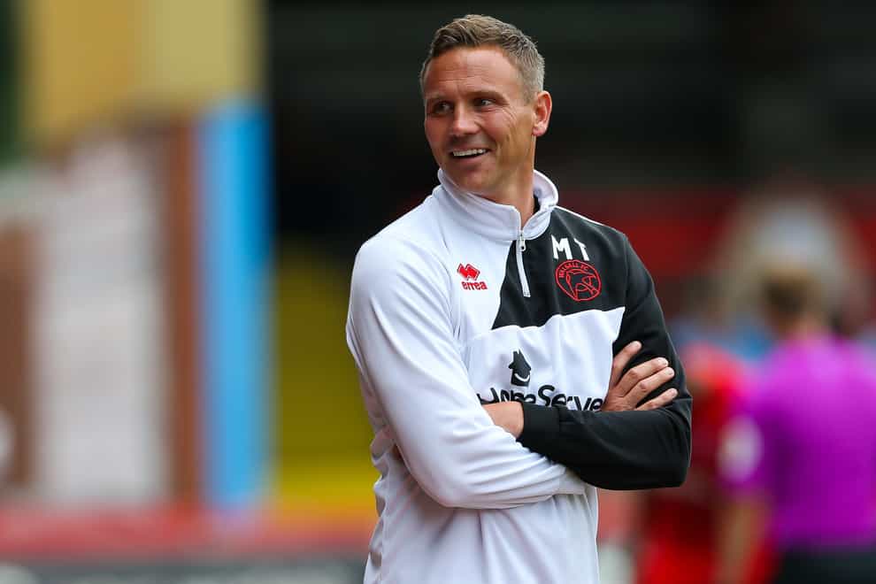 Walsall manager Matthew Taylor, pictured, hailed the contribution of Conor Wilkinson (Barrington Coombs/PA)