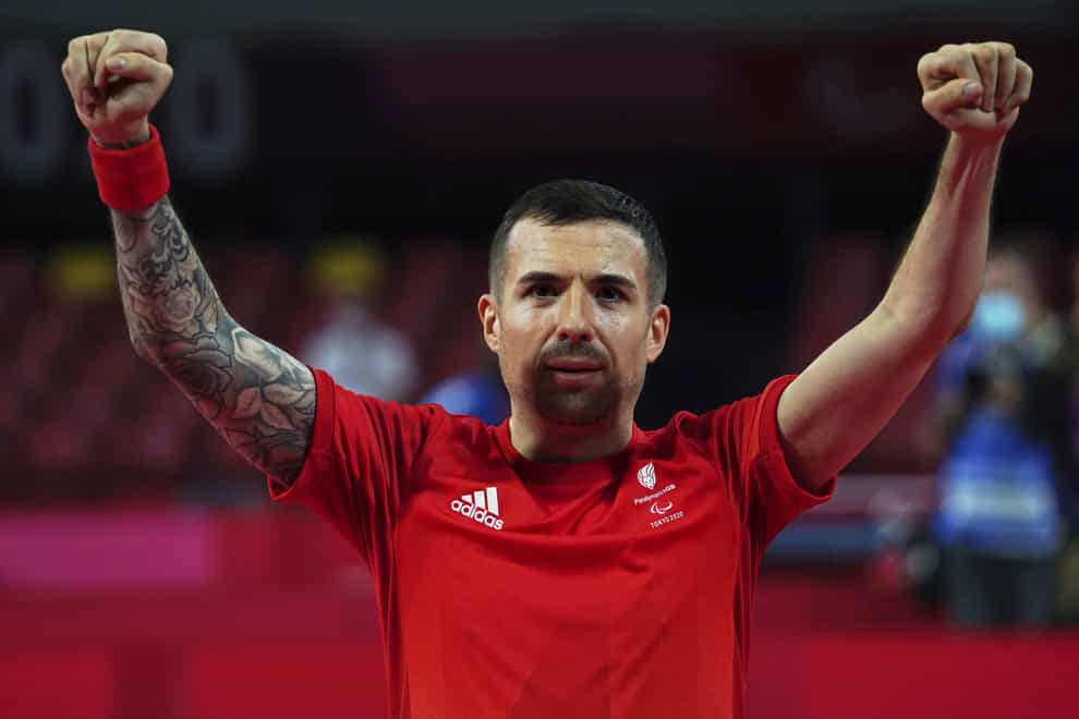 Table Tennis player Will Bayley ended up with silver (imagecomms/ParalympicsGB)